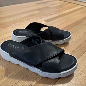 Born Women's Black Slide Sandals